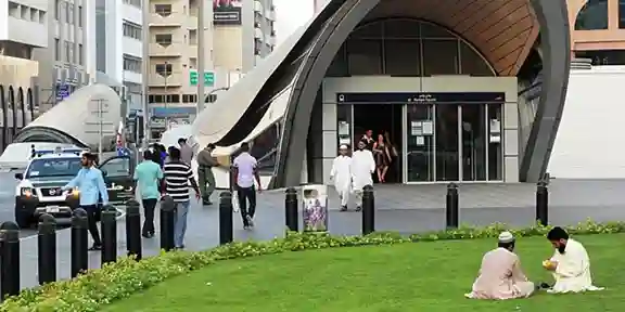 Baniyas Square Metro Station Exit 1