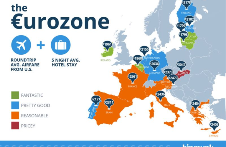 Map Of Eurozone Countries