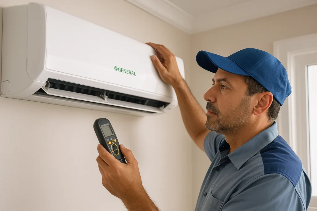 Can I upgrade to O General inverter AC in UAE
