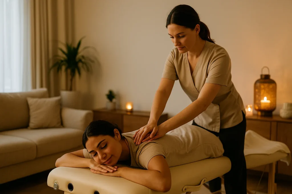 Do home massage services in Dubai provide music therapy