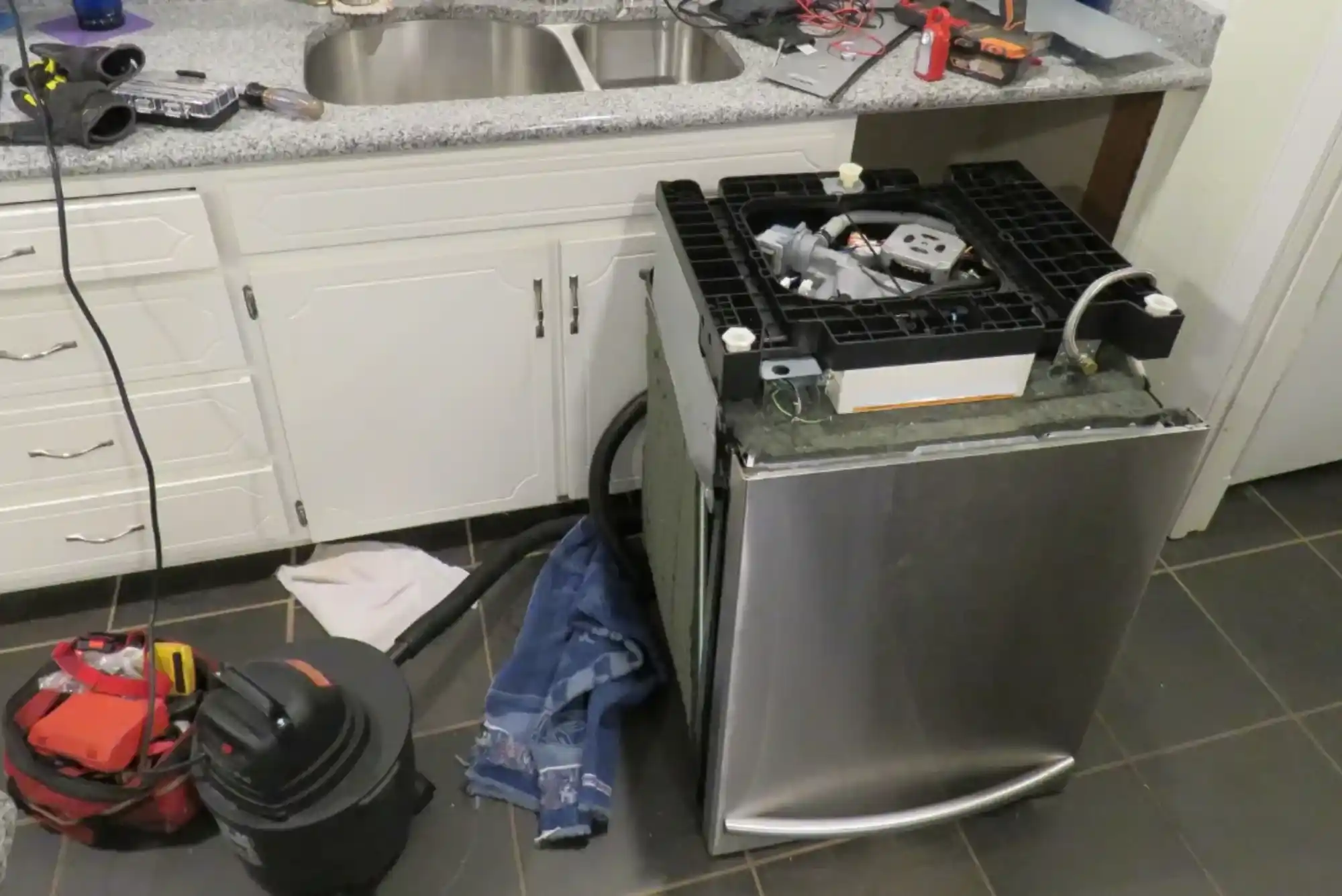 Dishwasher Water Leak Repair