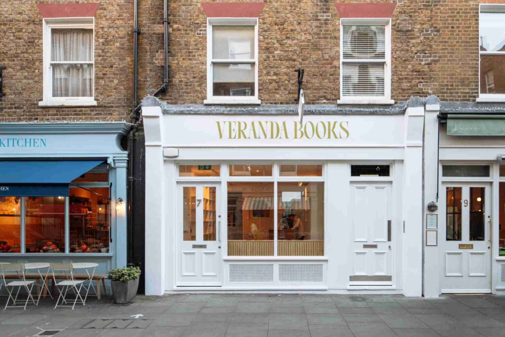 UK London Marylebone shops cafes and book stops