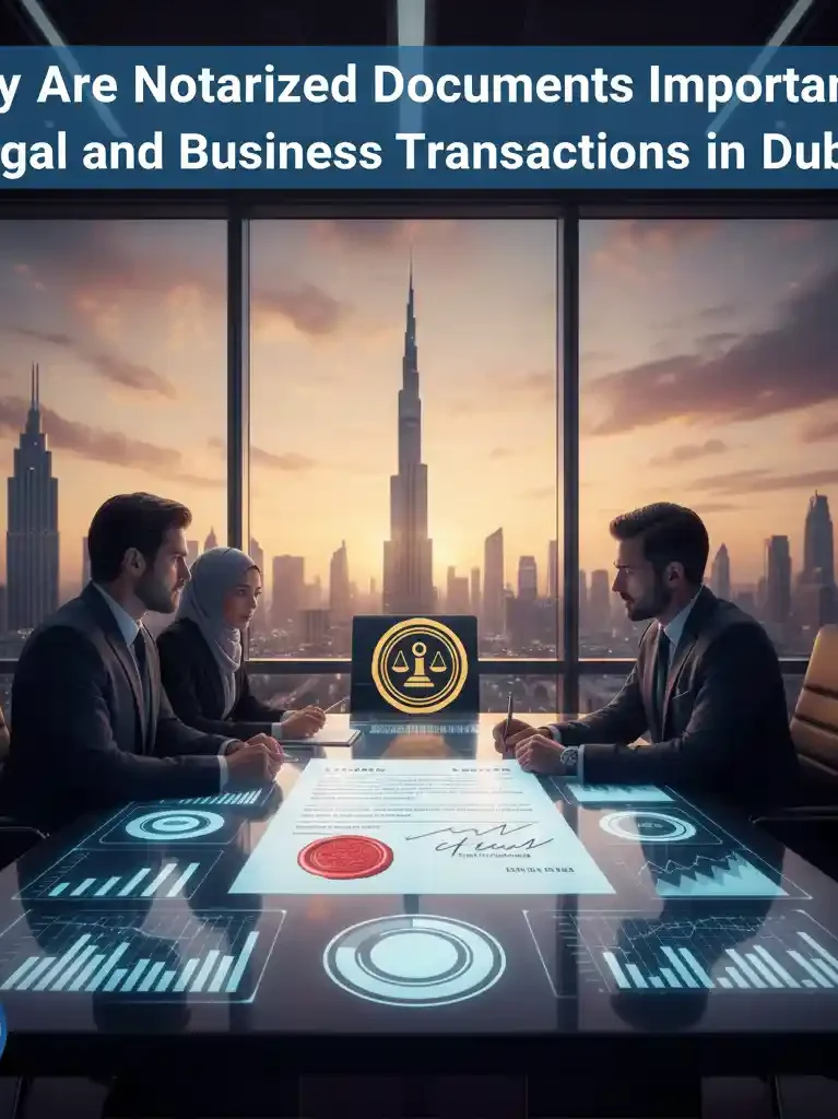 Why Are Notarized Documents Important for Legal and Business Transactions in Dubai?