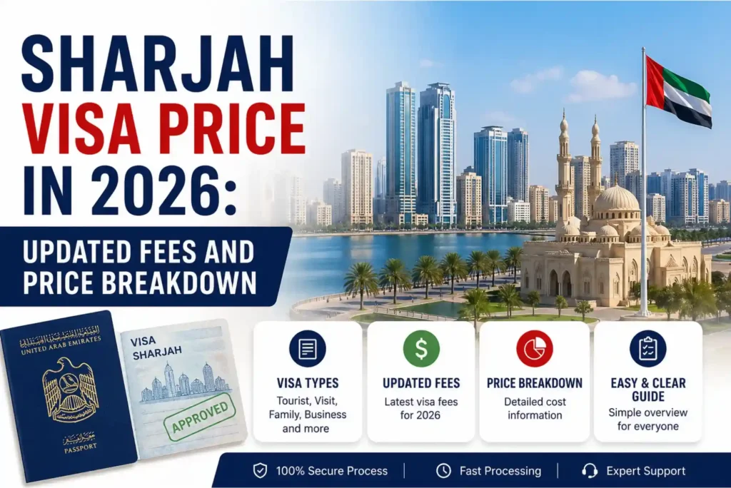 Sharjah Visa Price in 2026 Updated Fees and Price Breakdown