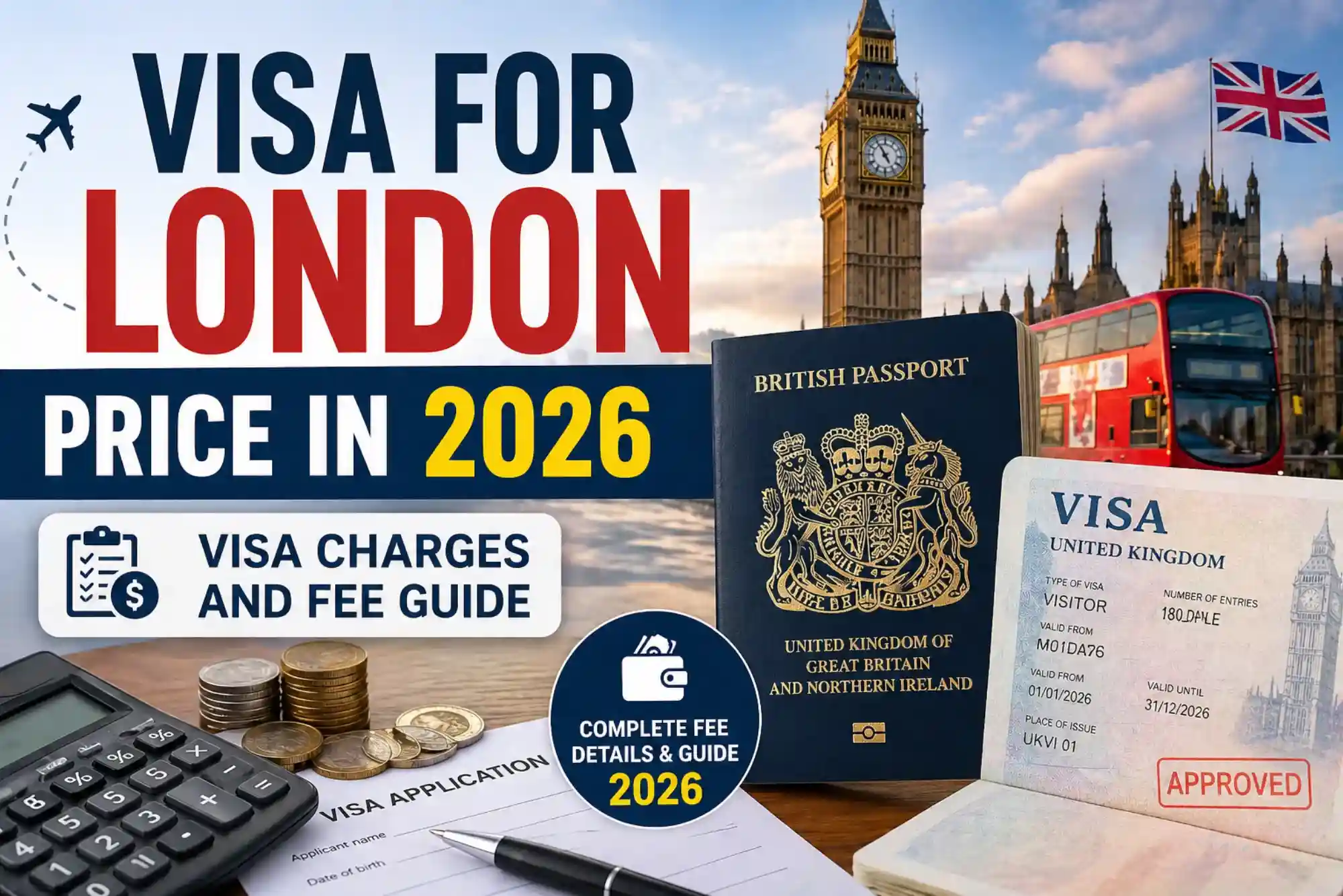 Visa for London Price in 2026 Visa Charges and Fee Guide