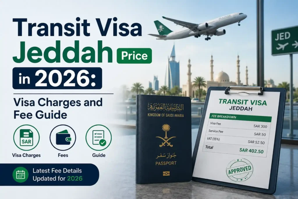 Transit Visa Jeddah Price in 2026 Visa Charges and Fee Guide