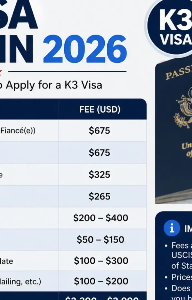 K3 Visa Price in 2026