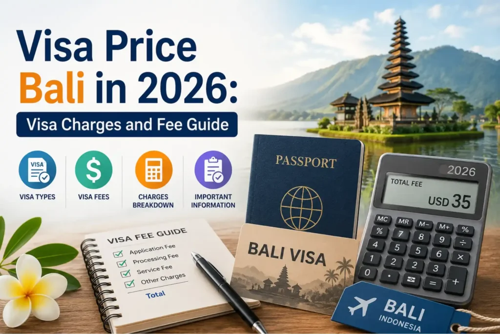 Visa Price Bali in 2026 Visa Charges and Fee Guide