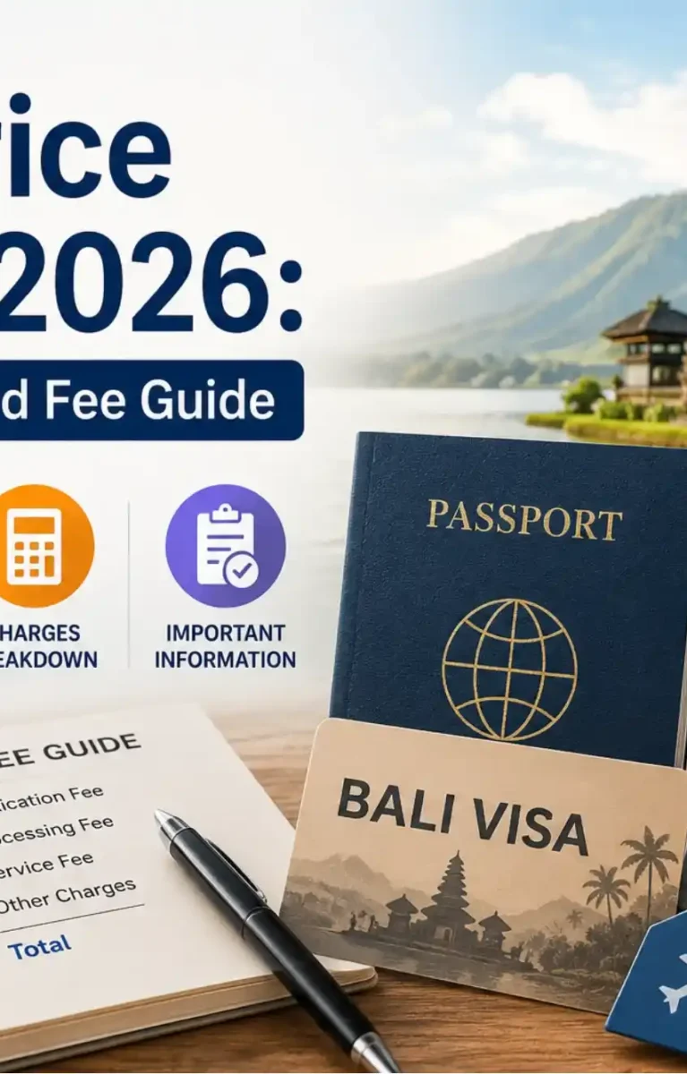 Visa Price Bali in 2026 Visa Charges and Fee Guide