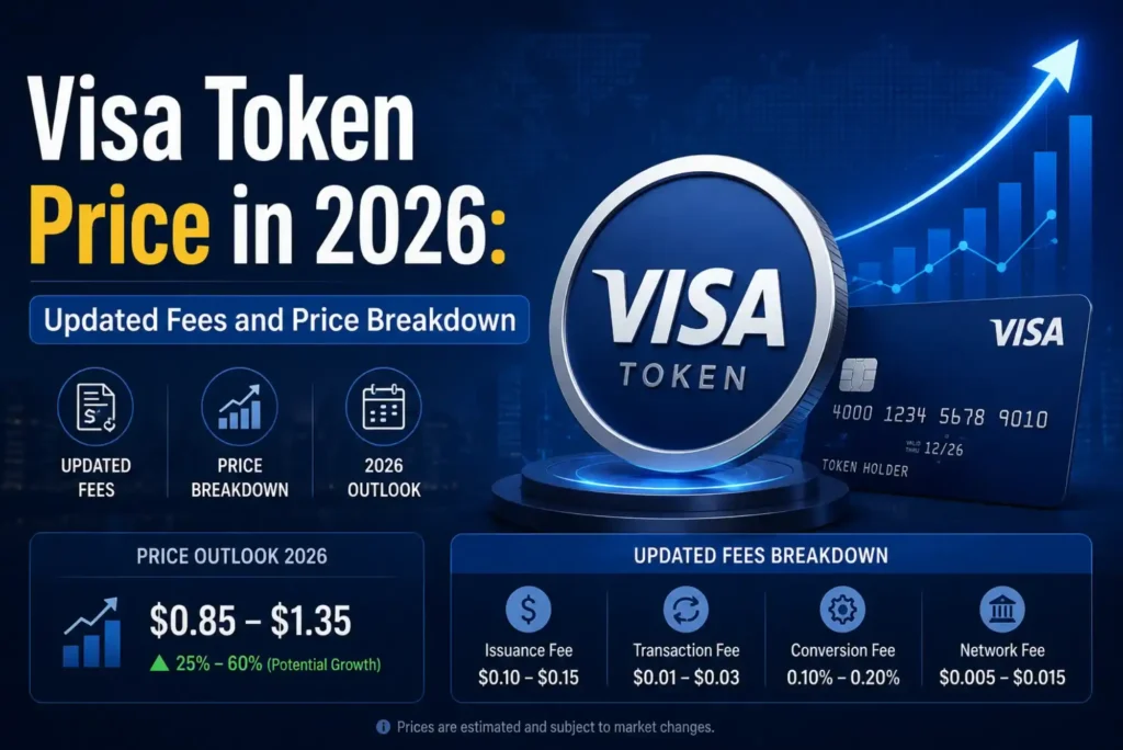 Visa Token Price in 2026 Updated Fees and Price Breakdown