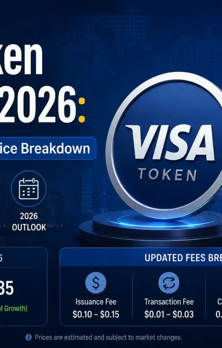 Visa Token Price in 2026 Updated Fees and Price Breakdown