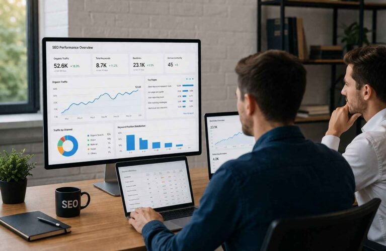 Best SEO Reporting Tools for Niche Site Builders showing content output and SEO progress clearly in 2026